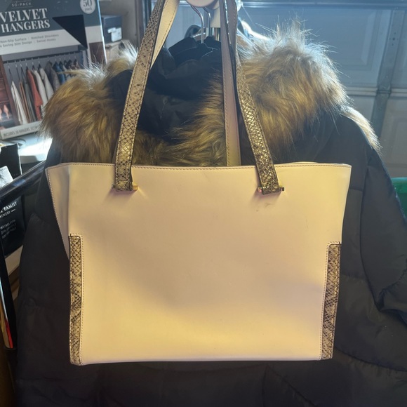 Kate Spade White Snakeskin Leather Satchel - Picture 3 of 5